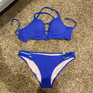 Blue Target Bikini